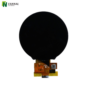 Pantalla t&aacute;ctil LCD TFT redonda de 3,4 pulgadas