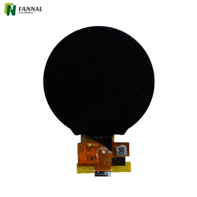 3.4 inch Round TFT LCD Touch Display