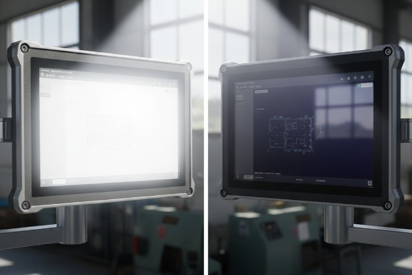 Anti-Glare vs Anti-Reflection for Industrial Touch Displays