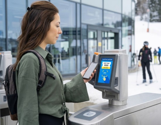 7 inch Access Control Gate Display Module