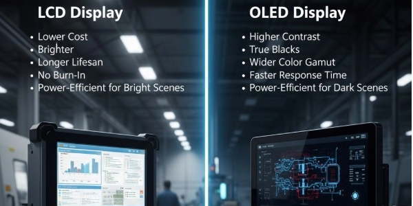 Pantalla LCD versus OLED: &iquest;Cu&aacute;l es mejor para aplicaciones industriales?