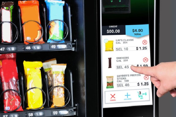 vending machine touchscreen
