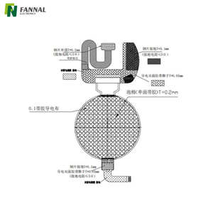 FN0143E001A Round AMOLED Display Top View