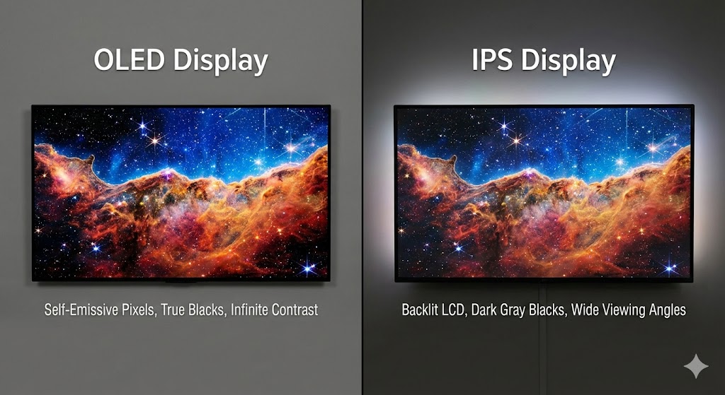 OLED vs IPS Display: What is the Difference?