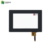 5 Inch G+G Capacitive Touch Panel with Chemically Strengthened Glass