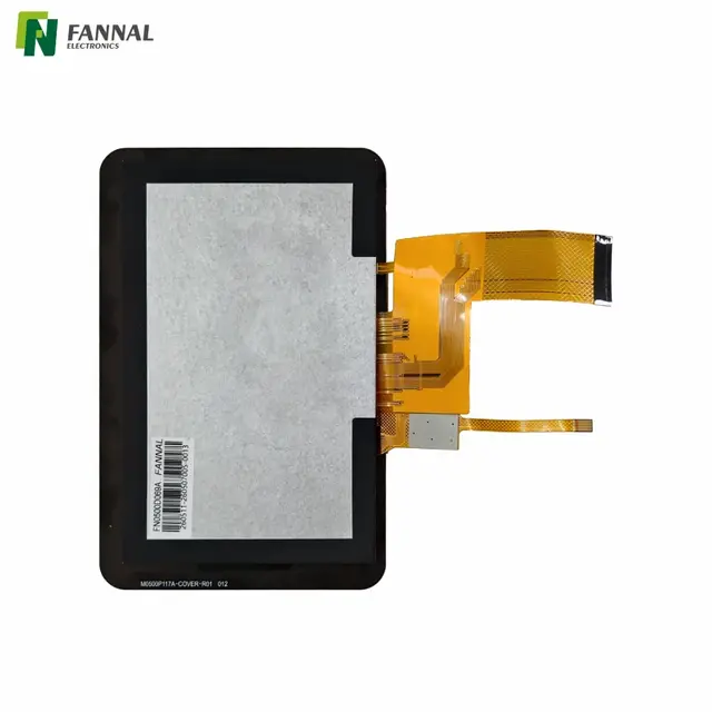&Eacute;cran tactile industriel de 5 pouces | Coins arrondis, OCA