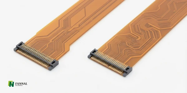 two separate LCD FPC cables with identical 40-pin connectors.webp