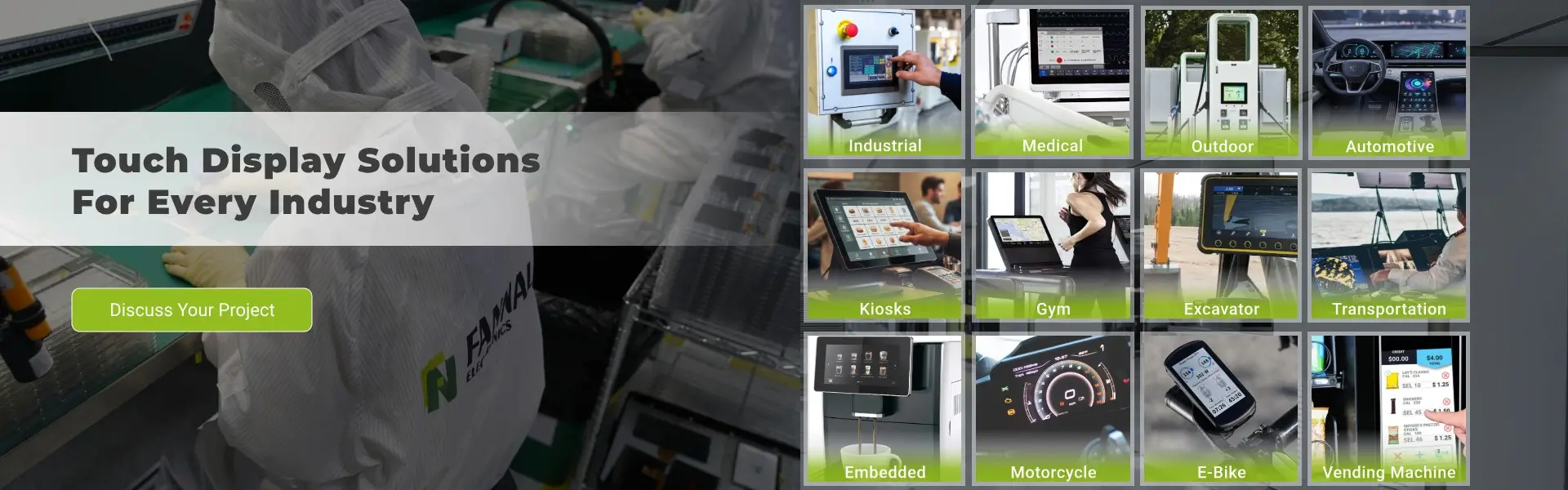 FANNAL touch display solutions