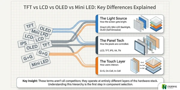 TFT, LCD, OLED y Mini LED: &iquest;Cu&aacute;les son las diferencias reales?