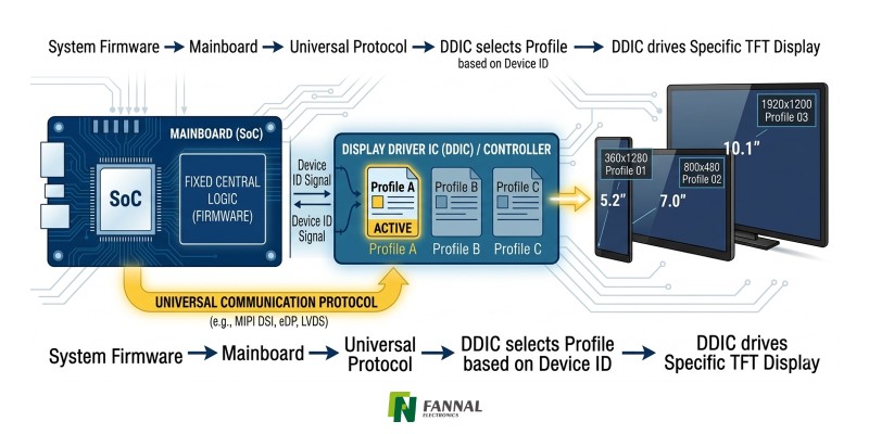 &iquest;Por qu&eacute; una placa base puede controlar diferentes tama&ntilde;os de pantallas TFT?